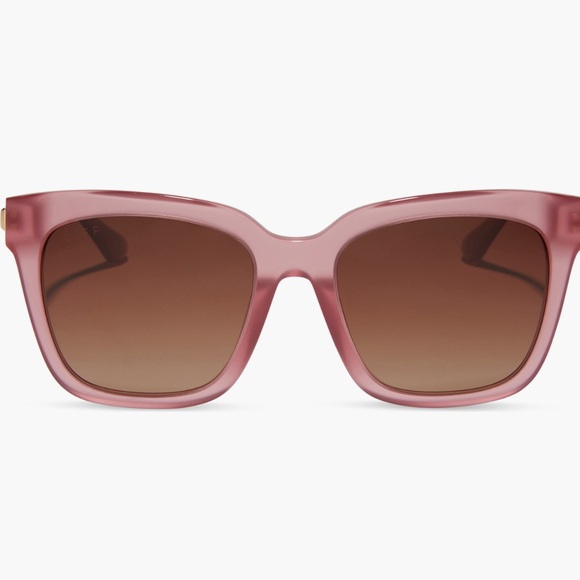 Diff Eyewear Accessories - DIFF Bella 54mm Gradient Polarized Square Sunglasses